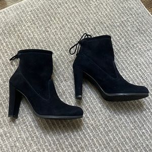 Stuart Weitzman suede booties